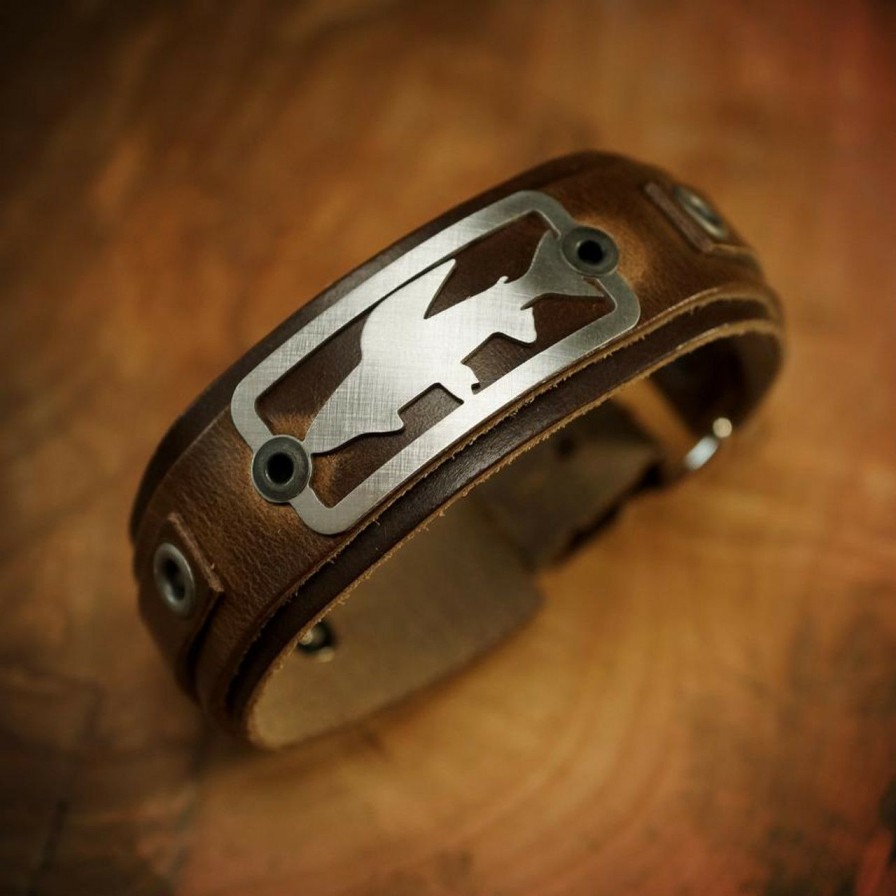 Accessories * | Sight Line Provisions Grayling Horween Brown Bracelet Ed'S Fly Shop Less Expensive