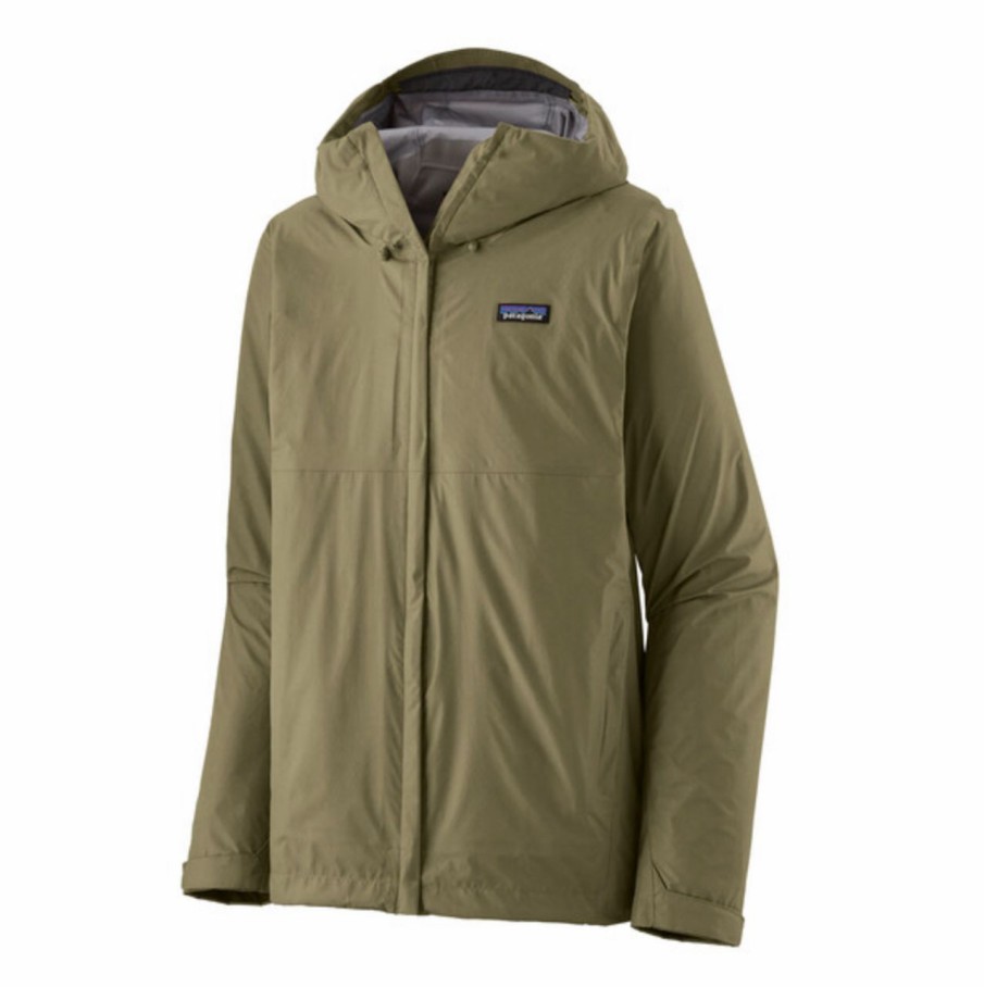 Apparel * | Patagonia Men'S Torrentshell 3L Rain Jacket Sage Khaki Best Choice