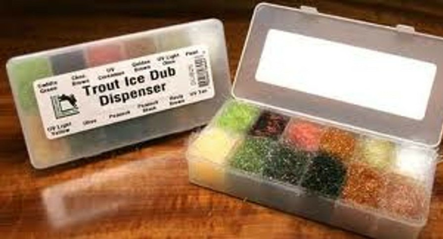 Fly Tying * | Trout Ice Dub Dispenser 12 Popular Colors By Hareline Dubbin Sale Online