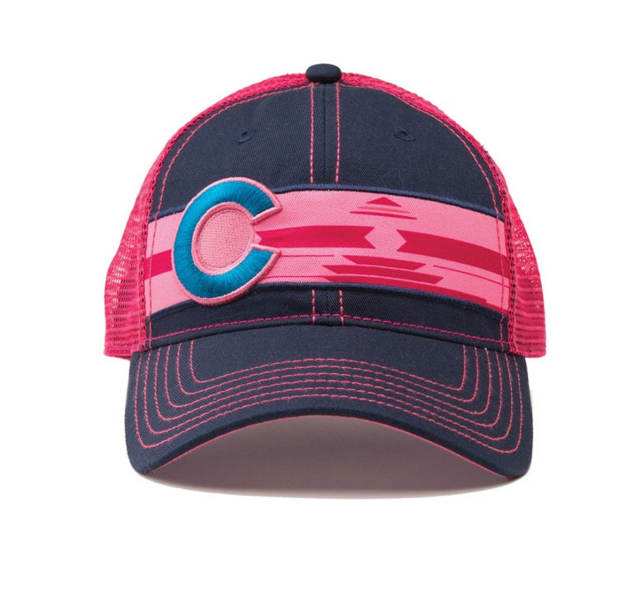 Apparel * | Republic Santa Fe Colorado Hat Pink High Quality