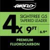 Leader & Tippet * | Airflo Sightfree G5 Fluorocarbon Tapered Leader Bargain Sale