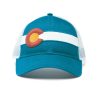 Apparel * | Republic Colorado Classic Single Stripe Hat Teal Fashionable