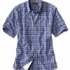 Apparel * | Orvis Tech Chambray Plaid Work Shirt Best Quality