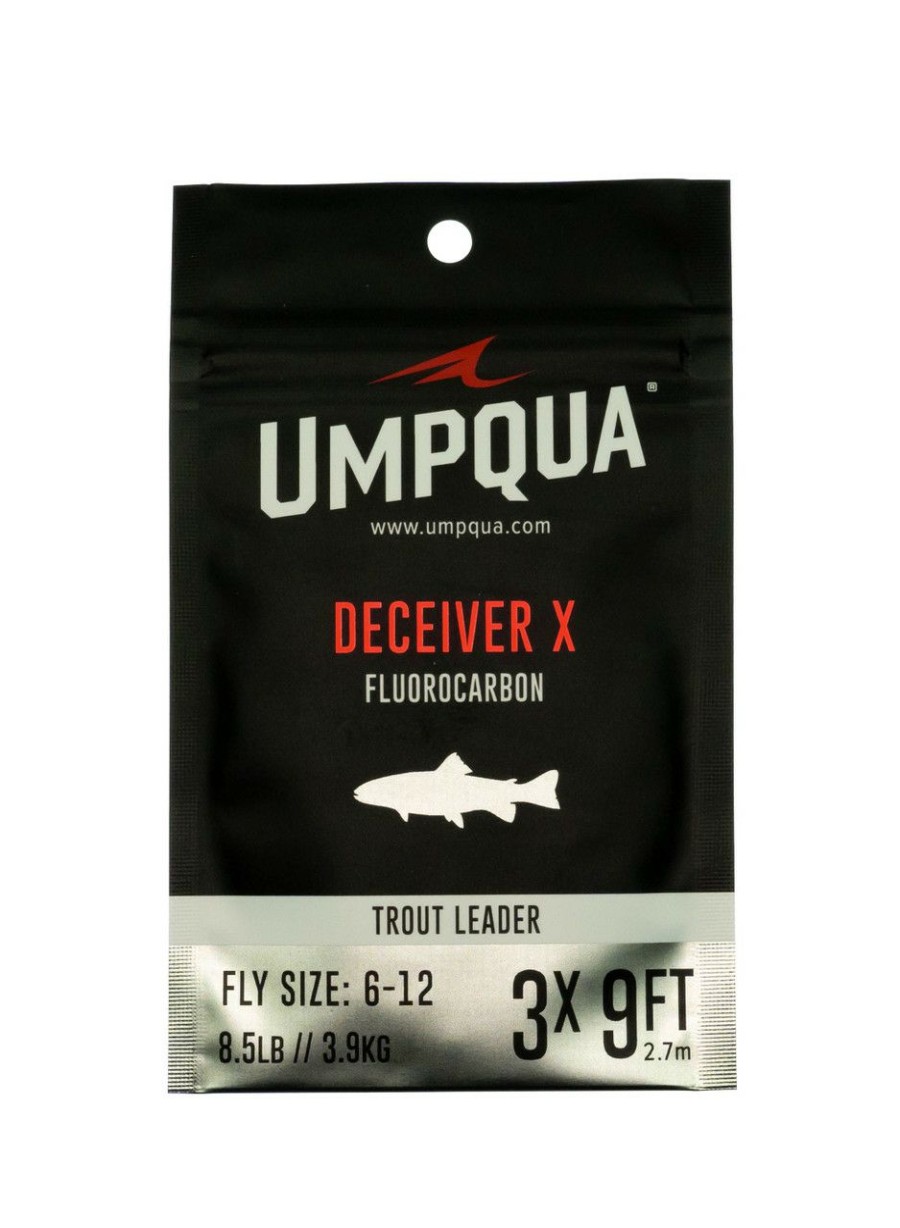 Leader & Tippet * | Umpqua Deceiver X Fluorocarbon Fly Fishing Leader 9Ft Exquisite Gifts