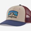 Apparel * | Patagonia Fitz Roy Horizons Trucker Hat Oar Tan Hot Sale