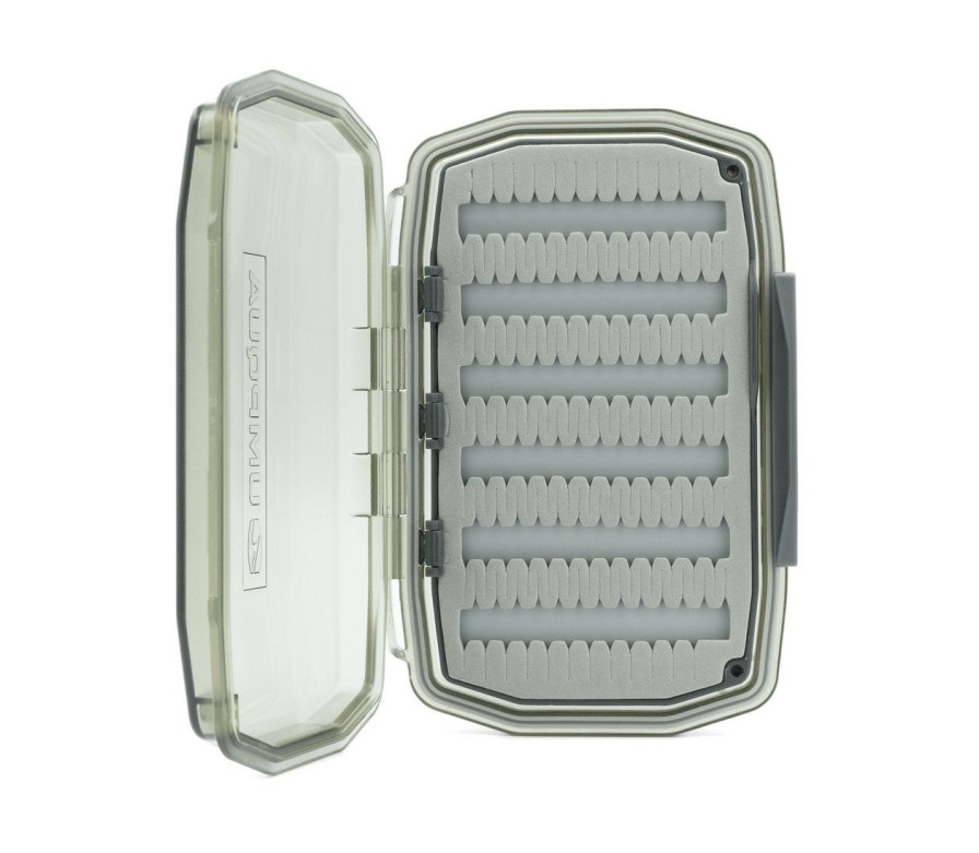 Accessories * | Umpqua Upg Foam Waterproof Essential Medium Gray Fly Box Online Store