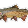 Accessories * | Casey Underwood Snake River Cutthroat Decal Sticker Eds Fly Shop Top Selling