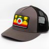 Apparel * | Nate Karnes Brook Trout Patch Hat Charcoal Eds Fly Shop Special Style