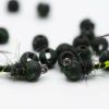 Fly Tying * | Firehole Slotted Speckled Tungsten Beads Midnight Green Firehole Outdoors Limited Edition