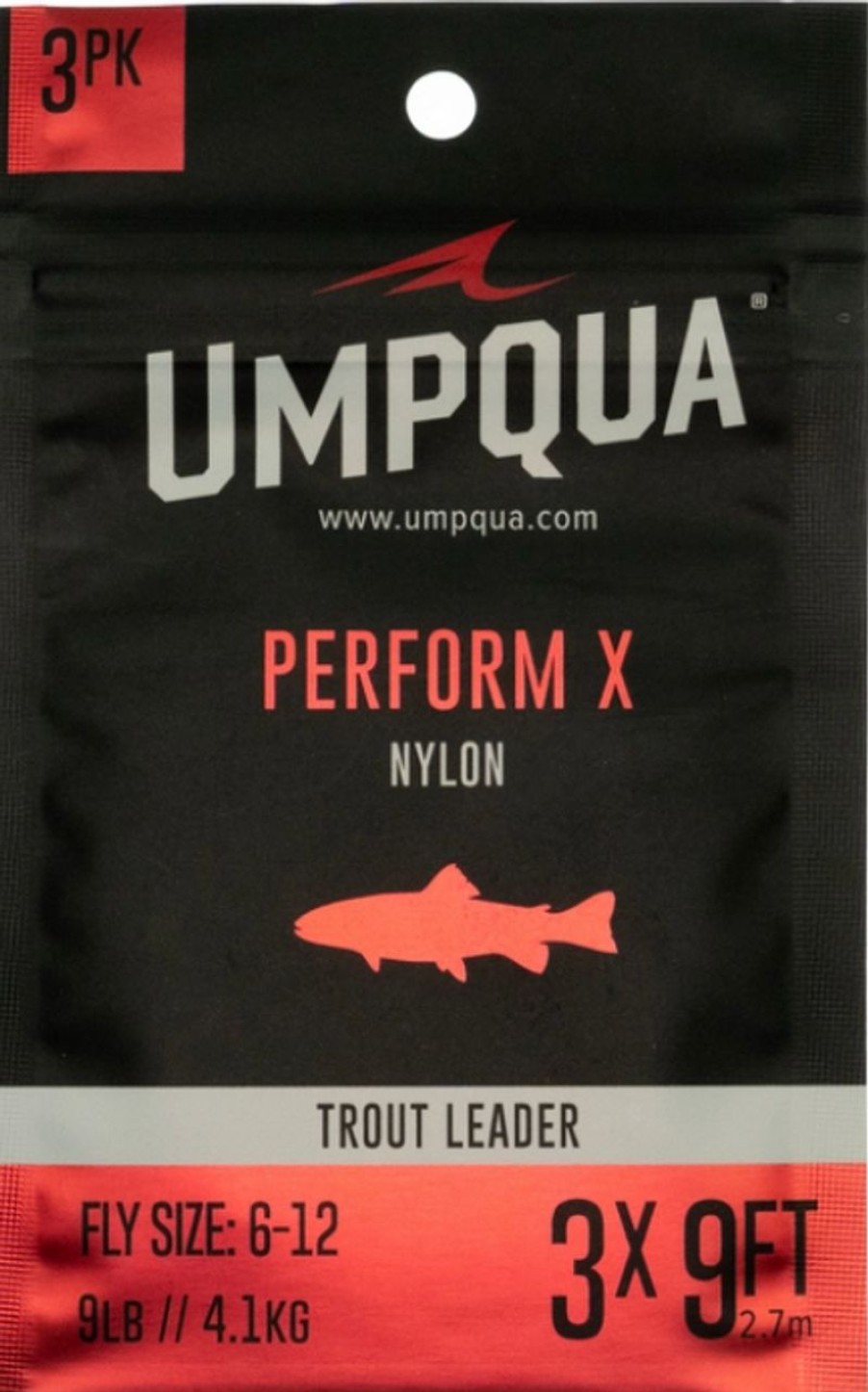 Leader & Tippet * | Umpqua Perform X Trout Leader 9Ft 3Pk Hot Selling