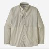 Apparel * | Patagonia Men'S Long-Sleeved Sun Stretch Shirt Dyno White Special Offers