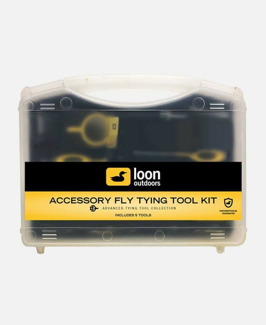 Fly Tying * | Loon Outdoors Accessory Fly Tying Tool Kit Yellow Kit Limited Edition