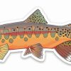 Accessories * | Casey Underwood Golden Trout Decal Sticker Eds Fly Shop Reliable Quality