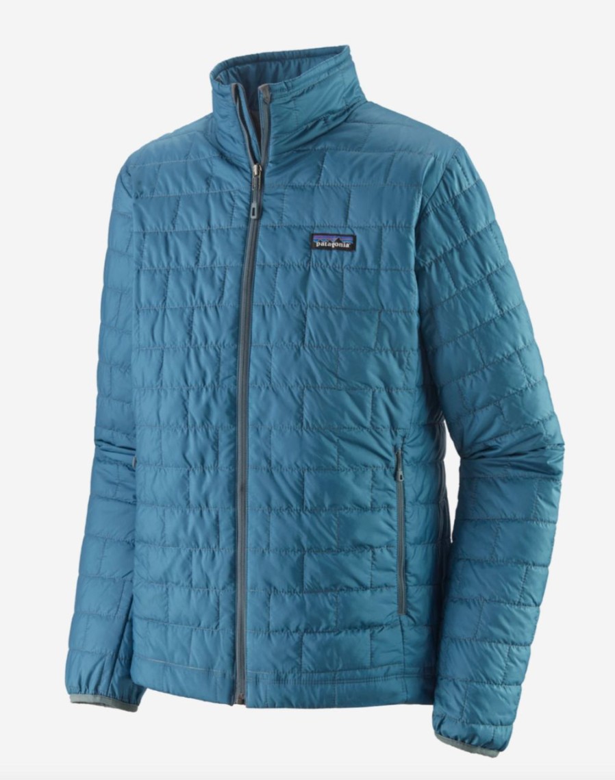 Apparel * | Patagonia Men'S Nano Puff Jacket Wavy Blue Bestsellers