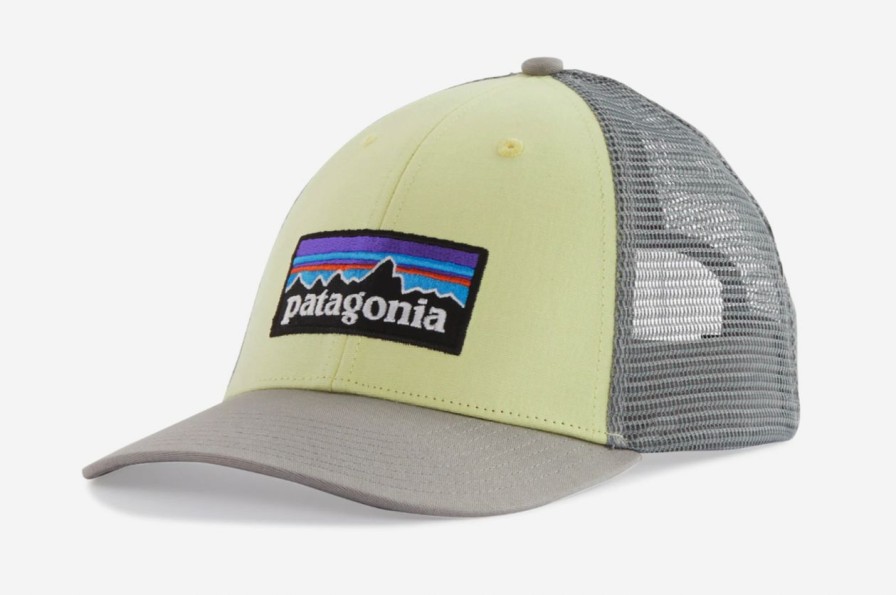 Apparel * | Patagonia P-6 Logo Lopro Trucker Hat Isla Yellow Tendy Style