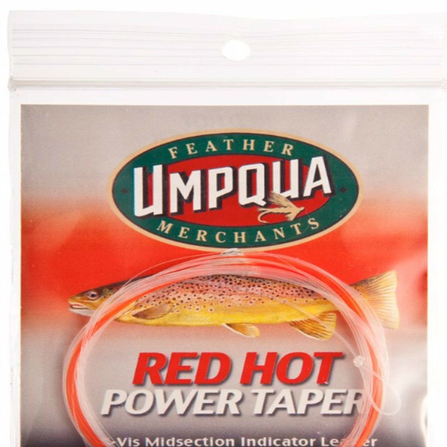 Leader & Tippet * | Umpqua Red Hot Power Taper Hi-Vis 10' Leader Fly Fishing Online