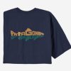 Apparel * | Patagonia Men'S Wild Waterline Pocket Responsibili-Tee New Navy Low Price