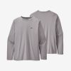 Apparel * | Patagonia Men'S Long-Sleeved Capilene Cool Daily Fish Graphic Shirt Special