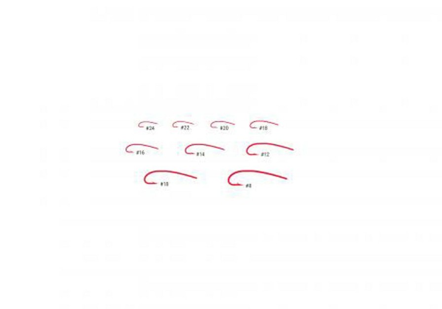 Fly Tying * | Umpqua U203 Red Hooks Excellent