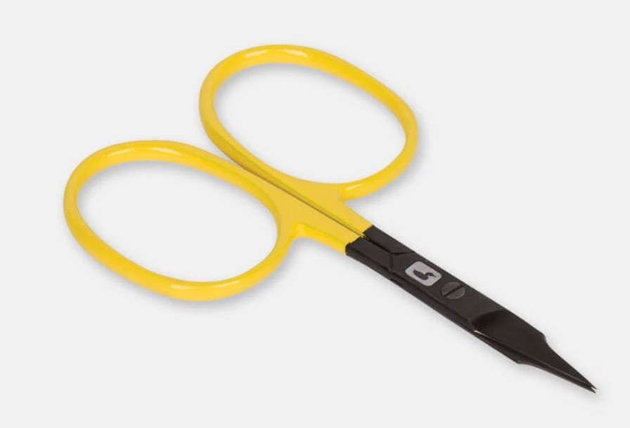 Fly Tying * | Loon Outdoors Ergo Precision Tip Scissors Yellow Best-Selling