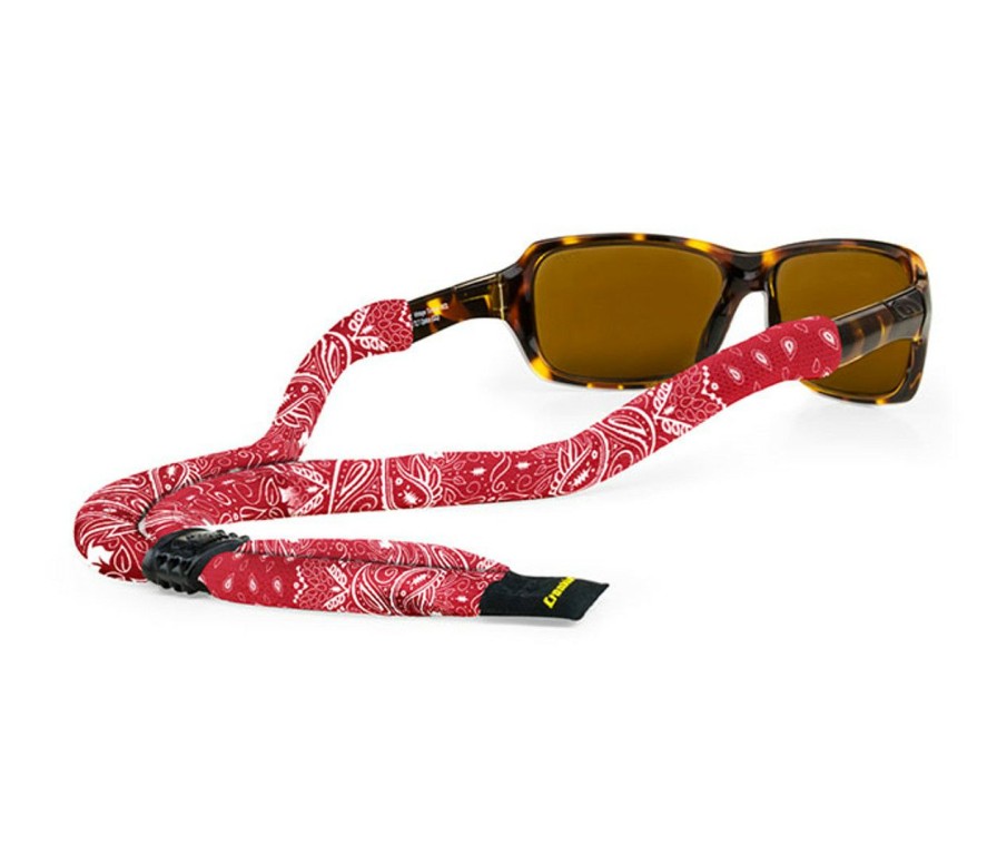 Accessories * | Croakies Suiters Eyewear Retainers Red Bandana Xl Shop